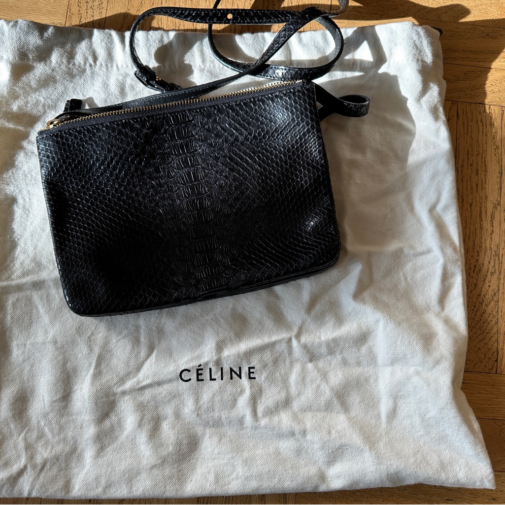 Celine Python Trio Crossbody Bag